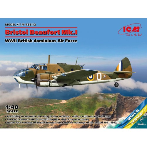 Літаки Bristol Beaufort Mk.I ВВС Британского Доминиона времен Второй мировой войны