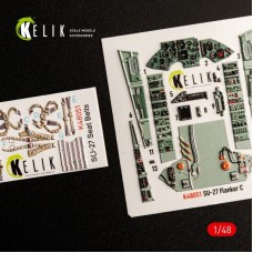 Декаль для модели самолета СУ-27 Фланкер (интерьер), (GWH)