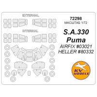 Маска для вертолета SA-330 "Puma" (Airfix)