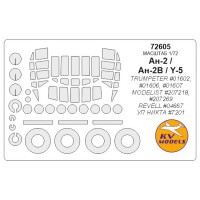 Маска для модели самолета Ан-2 (Trumpeter)