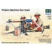 Vickers Machine Gun team, North Africa Desert Battle Series, WW II era