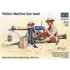 Vickers Machine Gun team, North Africa Desert Battle Series, WW II era