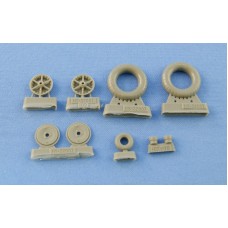 Колеса для Ме.109 B/C/E, ранний (смола)