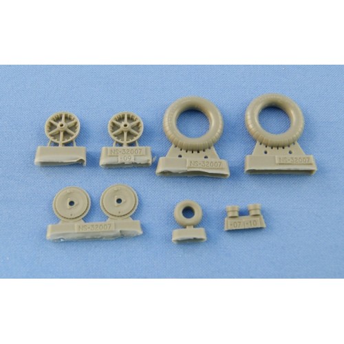 Набори деталіровки Колеса для Ме.109 B/C/E, ранний (смола)