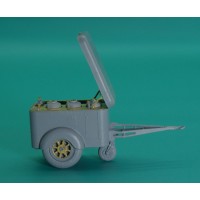 Прицеп АМЗ-53М для аэродромных установок нефтяных и технических жидкостей, 1956 г.