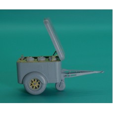 Прицеп АМЗ-53М для аэродромных установок нефтяных и технических жидкостей, 1956 г.