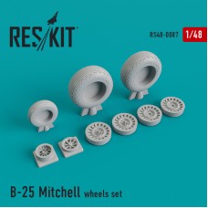 Смоляные колеса для самолета North American B-25 "Mitchell"