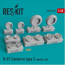 Смоляные колеса для самолета B-57 Canberra (2 типа)