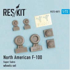 Смоляные колеса для самолета North American F-100 "Super Sabre"