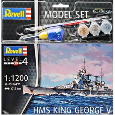 Подарочный набор с моделью корабля Его Величества "Кинг Джордж V"