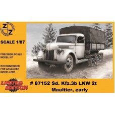Полугусеничный грузовик Sd.Kfz.3b LKW 2t Maultier, ранняя версия