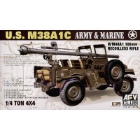 M38AIC 1/4T 106mm Rec Rifle