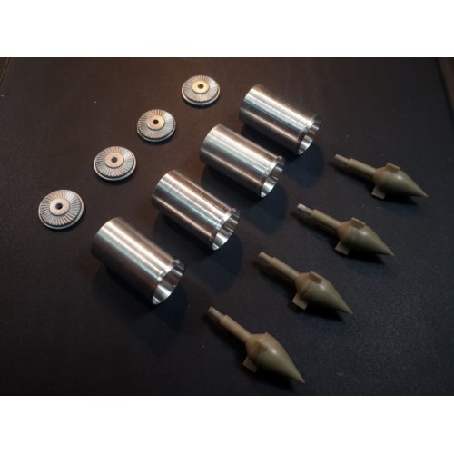 Воздухозаборники для бомбардировщика B-58 Hustler (Italeri)