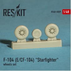 Смоляные колеса для самолета F-104 (E) и CF-104 Starfighter
