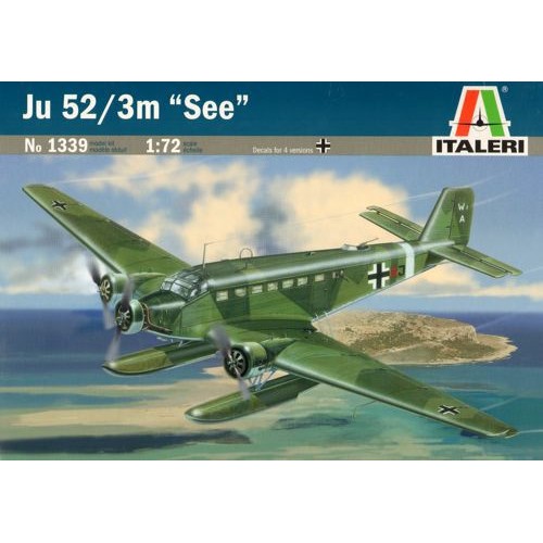 Збірна модель літака Самолет Ju-52 3m "See" 1:72