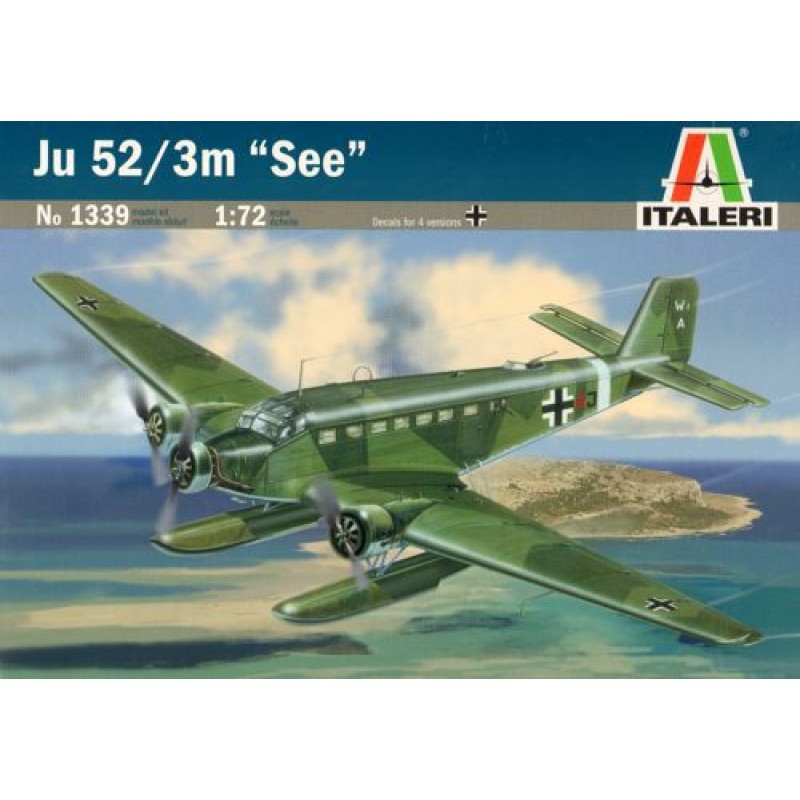Сборная модель самолета Самолет Ju-52 3m "See" 1:72