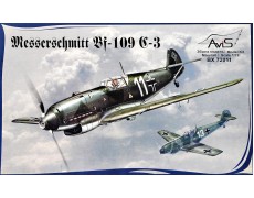 AV72011 Німецький винищувач Messerschmitt Bf-109C-3 Друга світова війна