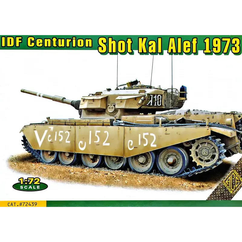 Збірна модель Танк Centurion Shot Kal Alef 1973 1:72