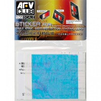 Наклейка для имитации антибликового покрытия линз для M1A1/M1A2 Abrams