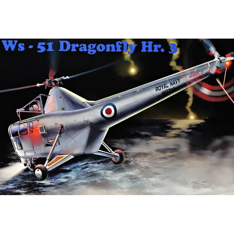 Збірна модель Вертоліт WS-51 Dragonfly Hr3 1:48