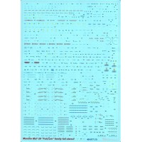 Декаль для самолета Миг-29 Fulcrum "Технические надписи"