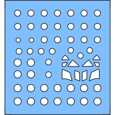 Маска для модели самолета Ту-134 УБЛ (Zvezda)