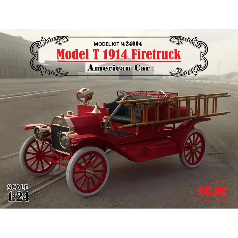 Американский пожарный автомобиль Model T 1914 г. (ICM 24004)