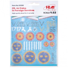 Декаль для самолета CR. 42 Falco in Foreign Services