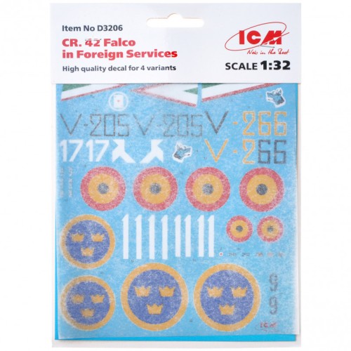 Декали Декаль для самолета CR. 42 Falco in Foreign Services