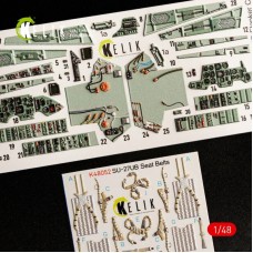 Декаль для модели самолета СУ-27УБ Фланкер (интерьер), (GWH)