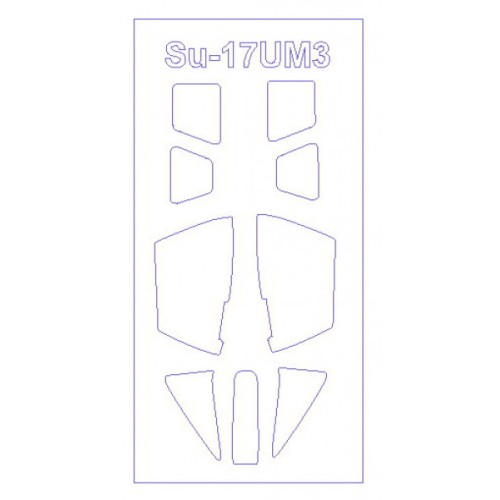 Декалі Маска для модели самолета Су-17 УМ3