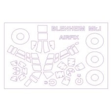 Маска для модели самолета Bristol Blenheim MkI (Airfix)