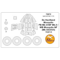 Маска для модели самолета Mosquito FB Mk VI/II (Tamiya)