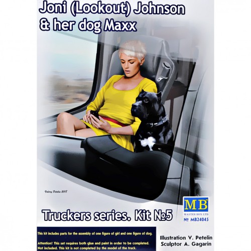 Фігури та мініатюри Джони (Lookout) Джонсон и ее собака Макс (серия дальнобойщики)