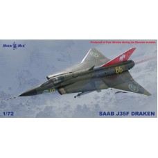 Шведский самолет перехватчик SAAB J37F Draken