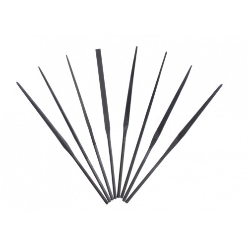 Додаткове обладнання Набор бархатных надфилей, 8шт