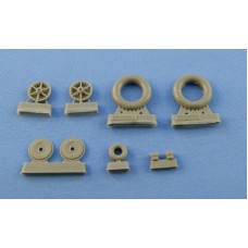 Колеса для Me.109 E-1-E-3 (смола)