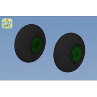 Колеса для Mи-24 V/D Hind (смола)