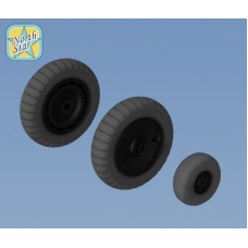 Колеса для Focke-Wulf 190 A/F/G, поздний, диск с резиной Dunlop (ранний)