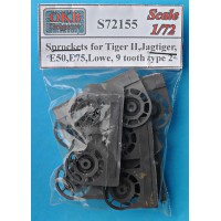 Ведущее колесо - звездочка для танков Tiger II,Jagtiger, Panther II, E50, E75, Lowe, тип 2