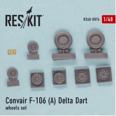 Смоляные колеса для самолета Convair F-106A "Delta Dart"