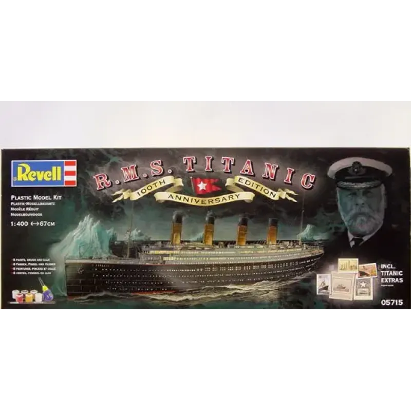 Збірна модель Збірна модель-копія Revell набір Лайнер Титанік. До 100-річчя споруди. рівень 5 масштаб 1:400