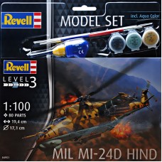 Подарочный набор c моделью вертолета Mil Mi-24D Hind