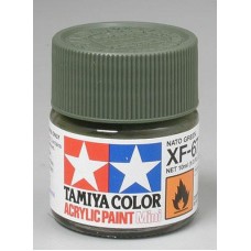 Акриловая краска 10мл Mini XF-67 NATO зеленый (матовая)