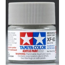 Акриловая краска 10мл Mini XF-83 средний серый Британских Королевских ВВС (матовая)