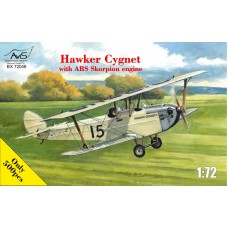Змагальний літак Hawker Cygnet із двигуном ABS Scorpio