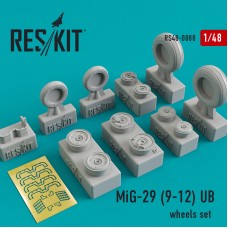 Смоляные колеса для самолета Микоян МиГ-29 (9-12) UB