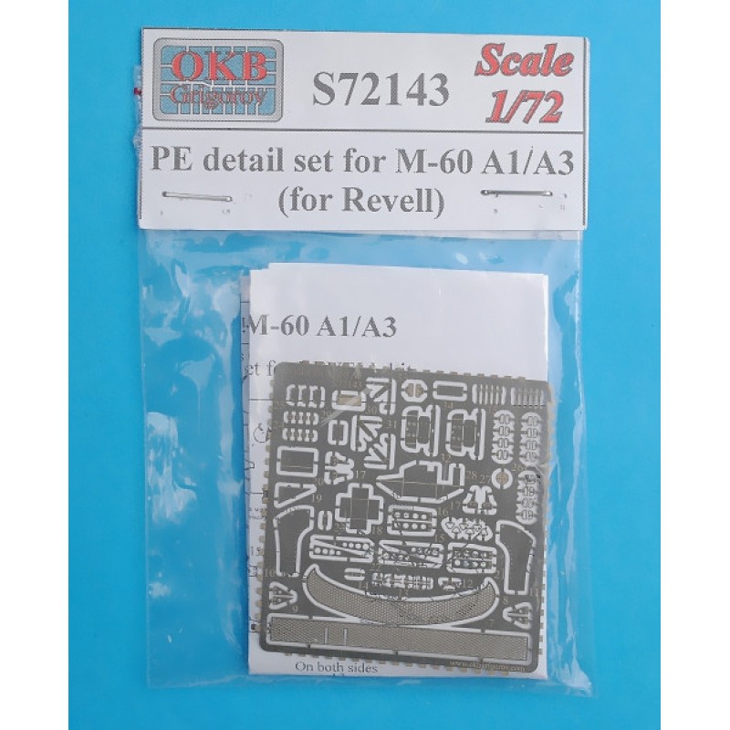Фототравление: Набор деталей для танка M-60 A1/A3 (Revell)