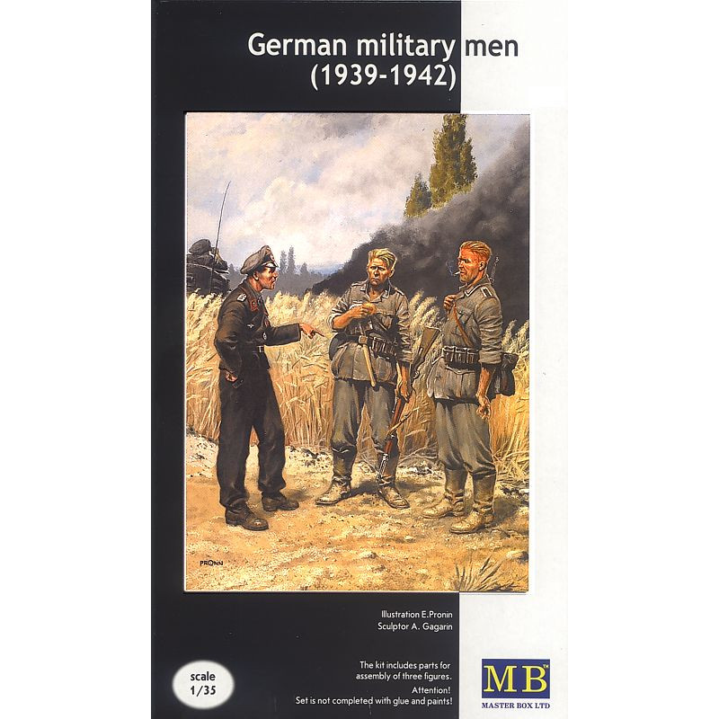Збірна модель Германские солдаты 1939-1942г