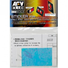 Наклейка для имитации антибликового покрытия линз для M1A1 AIM / M1A2 SEP